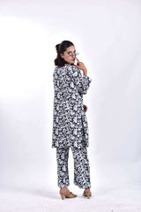 Lawn Stitched Shirt+Bottom