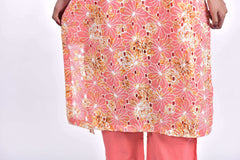 Stitched Lawn Embroidered Shirt +Bottom