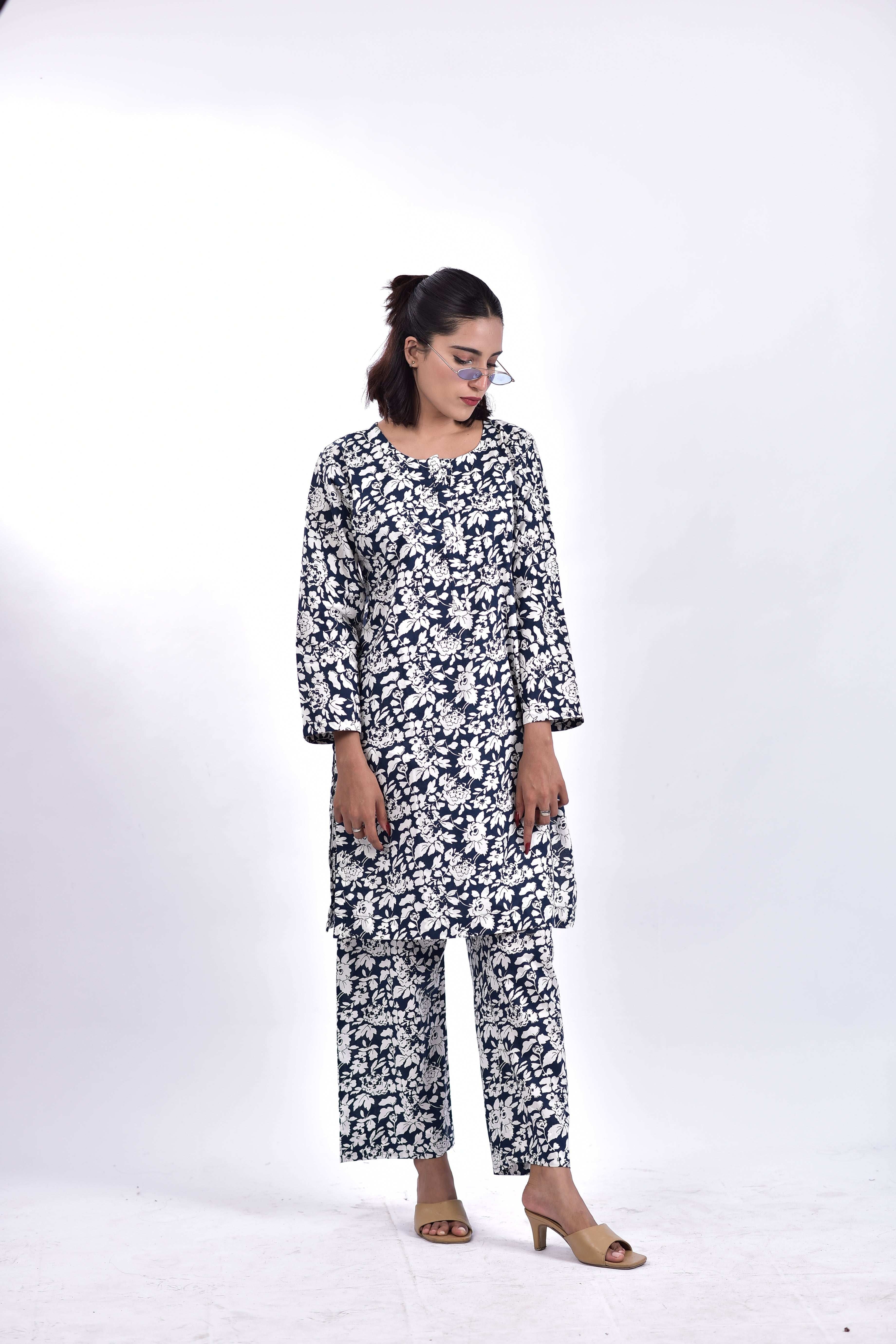 Lawn Stitched Shirt+Bottom