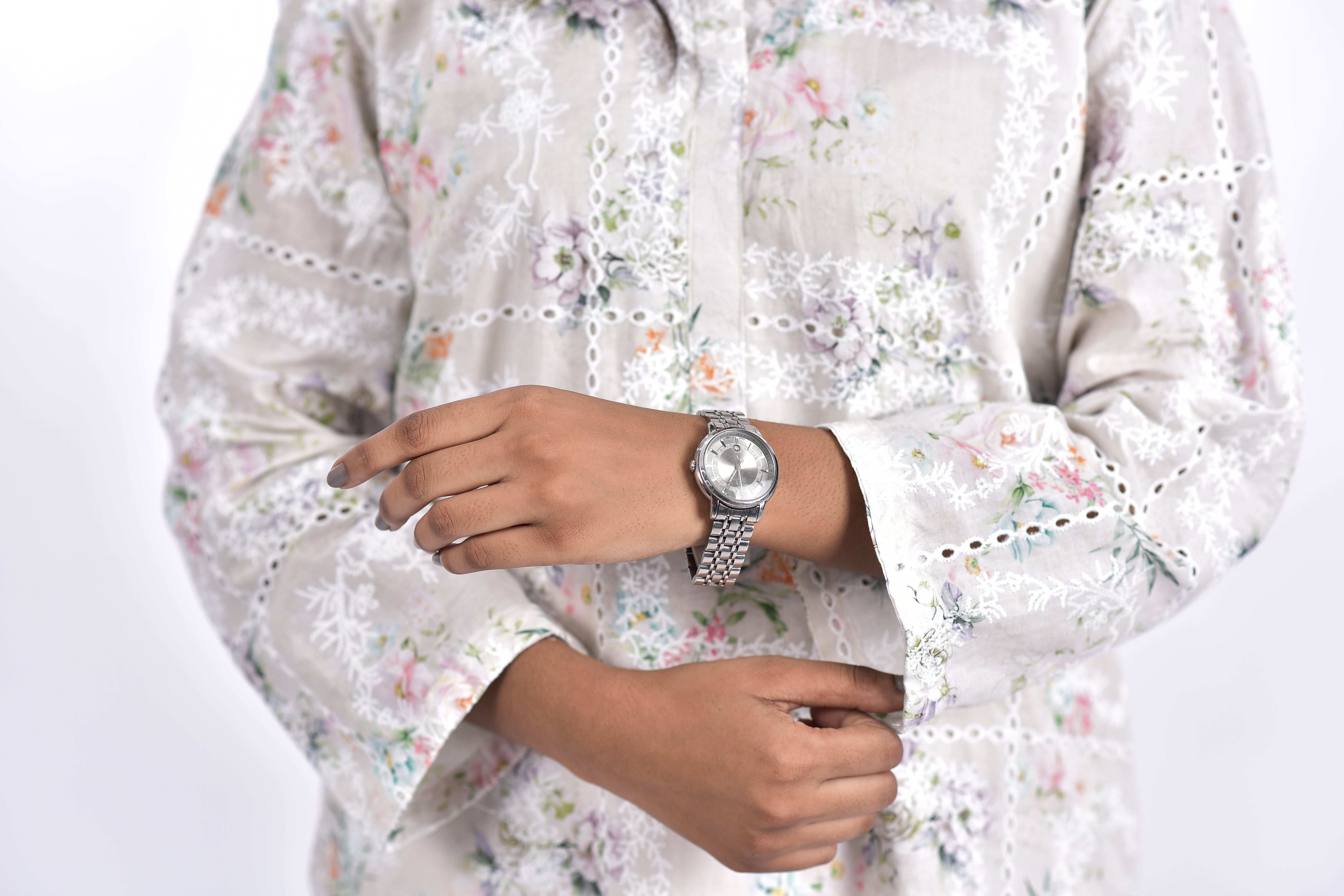 Stitched Lawn Embroidered Shirt + Bottom