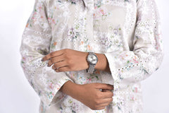 Stitched Lawn Embroidered Shirt + Bottom