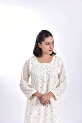 Stitched Lawn Embroidered Shirt +Bottom