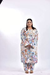 Lawn cotton Long shirt+Bottom