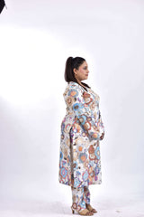 Lawn cotton Long shirt+Bottom