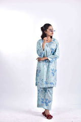 Lawn Stitched Shirt+Bottom