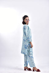 Lawn Stitched Shirt+Bottom
