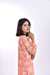 Stitched Lawn Embroidered Shirt +Bottom